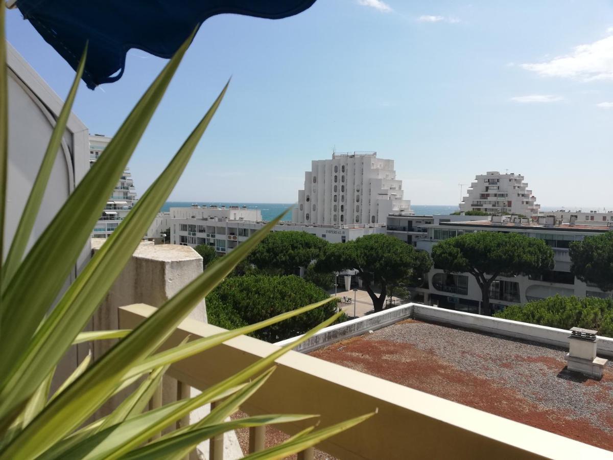 Le Semaphore - Studio Climatise, Grande Terrasse Vue Mer - Parking, Wifi La Grande-Motte Eksteriør billede