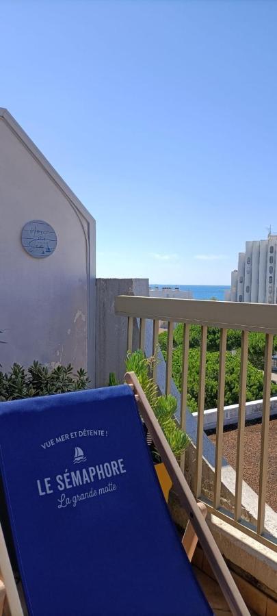 Le Semaphore - Studio Climatise, Grande Terrasse Vue Mer - Parking, Wifi La Grande-Motte Eksteriør billede