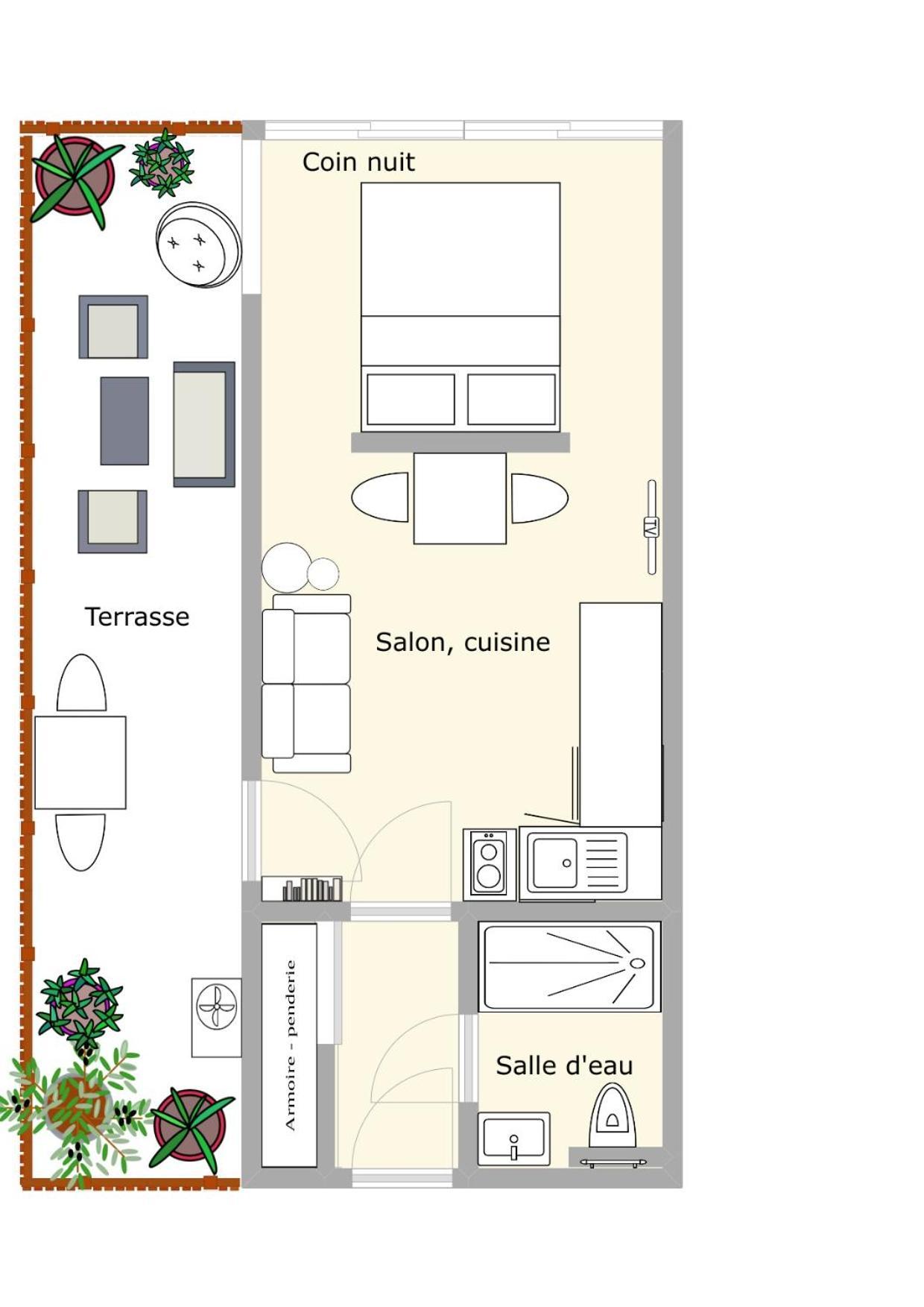Le Semaphore - Studio Climatise, Grande Terrasse Vue Mer - Parking, Wifi La Grande-Motte Eksteriør billede